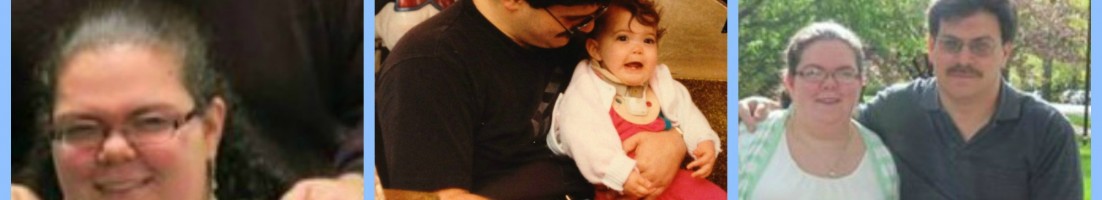 Photos of Emily Ladau and her father Marc